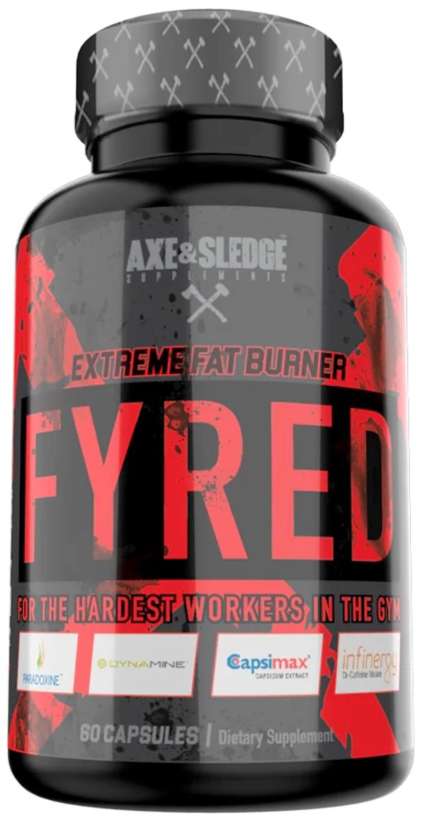 Axe & Sledge Fyred Fat Burner 60 Caps