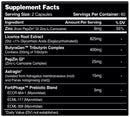 Leviathan Nutrition GI Support fact
