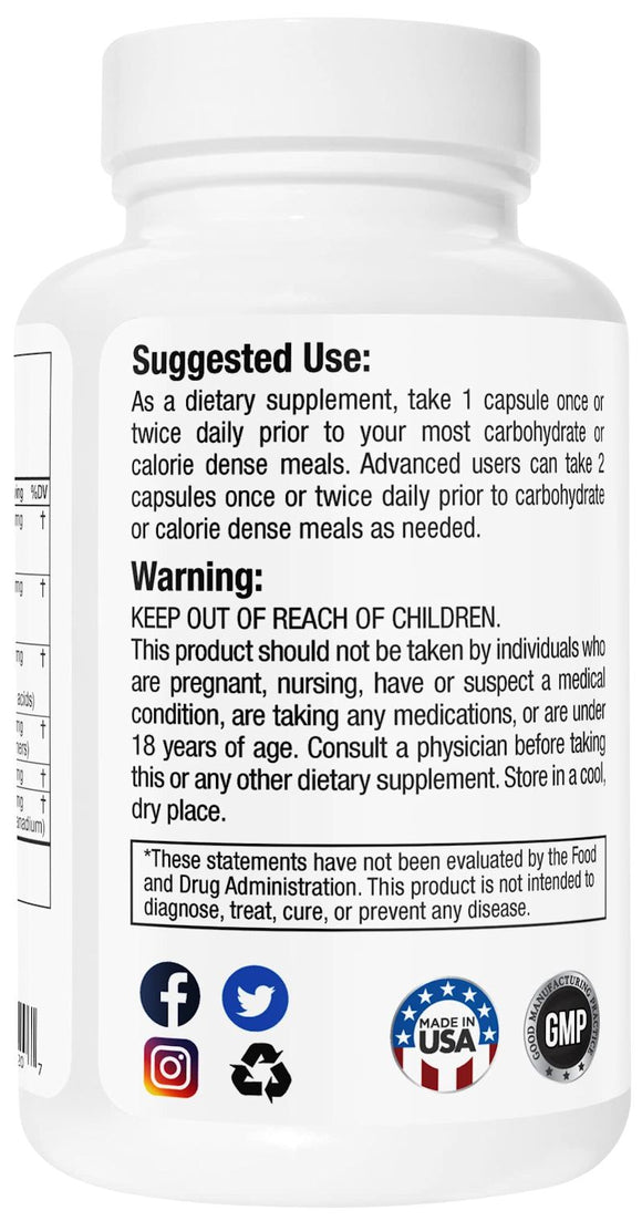 Gorilla Mind Glucose Disposal Agent Caps back