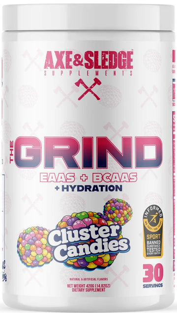 Axe & Sledge The Grind EAAs+ Hydration 30 Servings Orange Sherbet