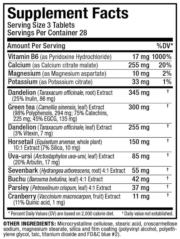 ALLMAX HydraDry Diuretic with Electrolytes fact