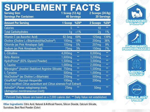 Axe & Sledge Hydraulic Pre-Workout
