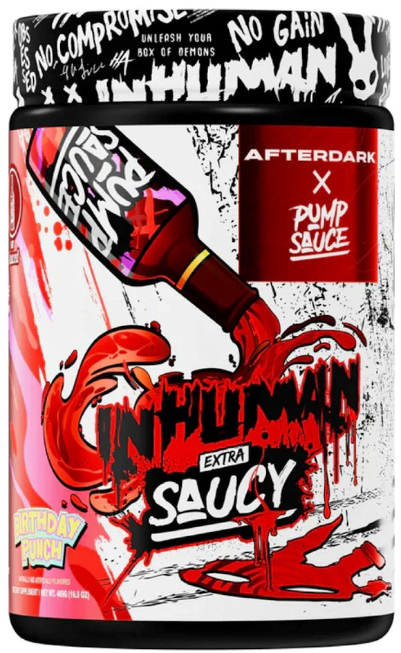 AfterDark Inhuman Extra Saucy Pre-Workout punch