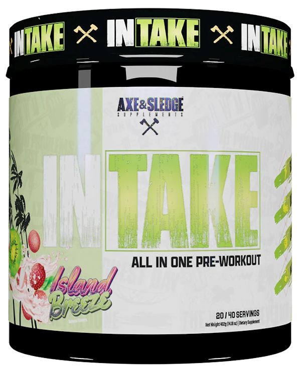 Axe & Sledge Intake All In One Pre-Workout 20/40 Servings lime