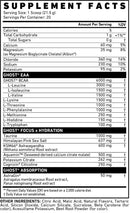 Ghost Intra EAA - BCAA  fact