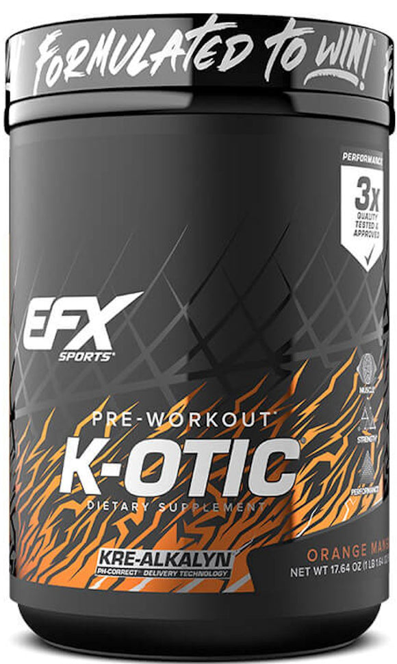 EFX K-OTIC Pre-Workout orange