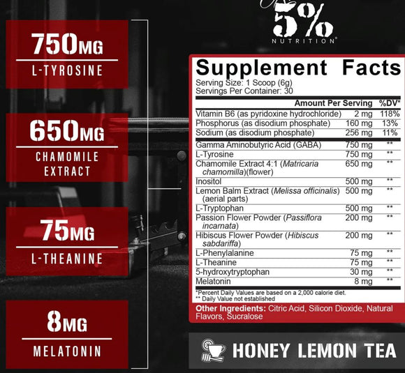 5% Nutrition Knocked Out 30 Servings fact