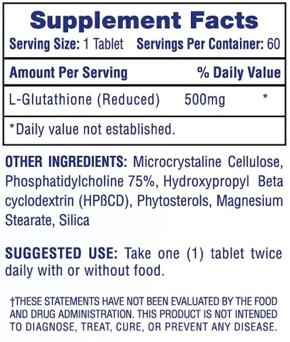 Hi-Tech Pharma L-Glutathione fact