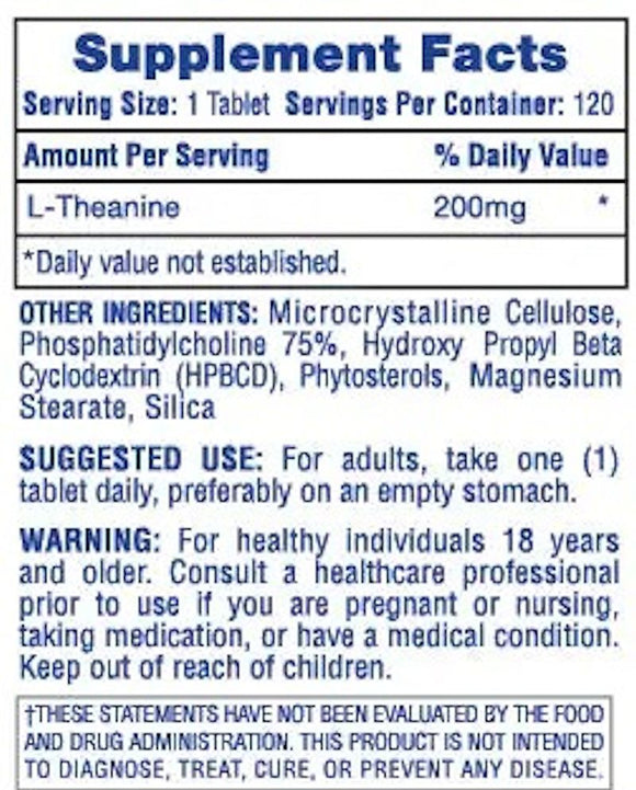 Hi-Tech Pharma L-Theanine fact