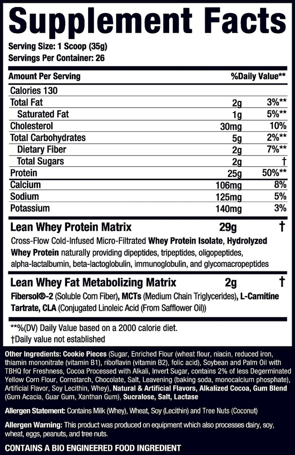 MuscleSport Lean Whey Iso-Hydro Vanilla Ice Cream 2 lbs