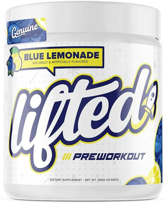 MuscleSport Lifted High Energy & Focus Pre-Workout blue
