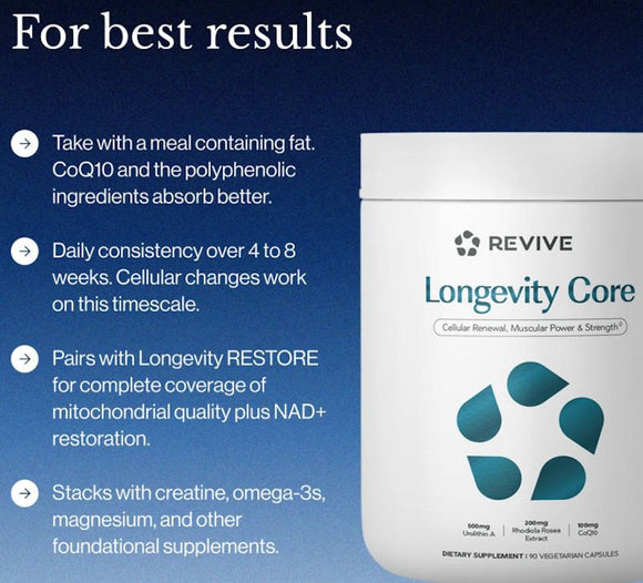 Revive Longevity Core Healthy Aging benner 1
