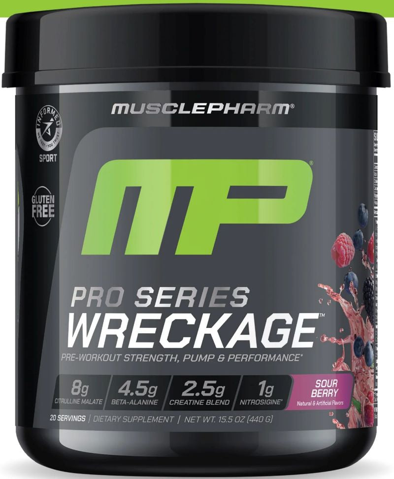  Wreckage MusclePharm Pre-Workout s