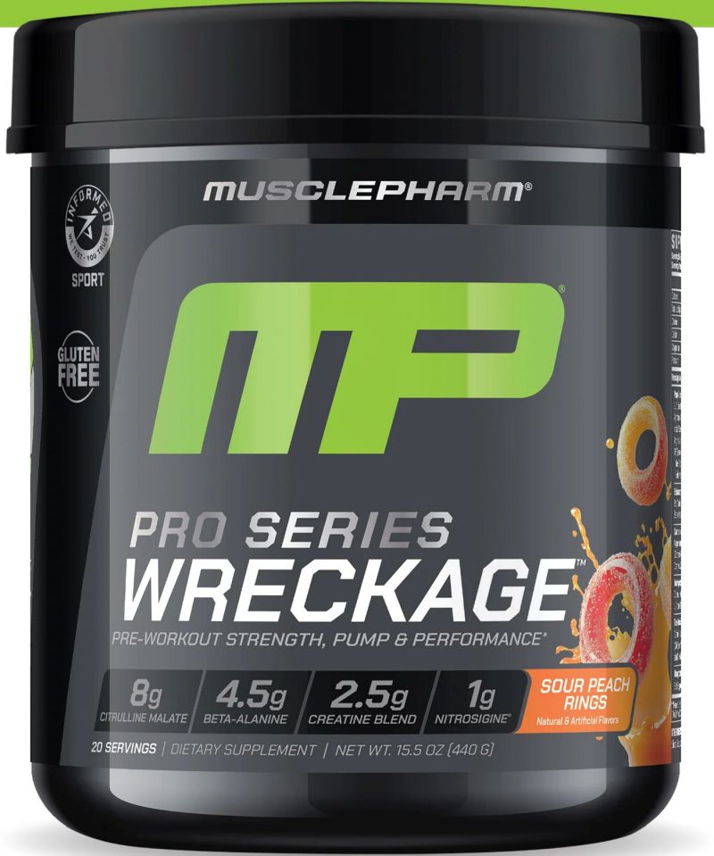  Wreckage MusclePharm Pre-Workout P