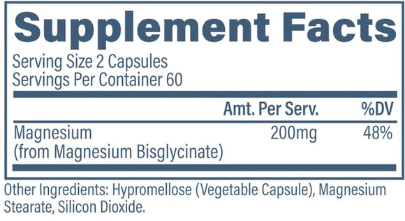 Revive Magnesium Glycinate 120 Vegetarian Capsules