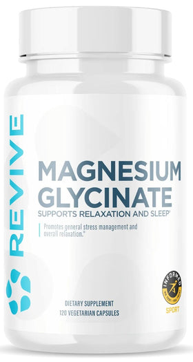 Revive Magnesium Glycinate 120 Vegetarian Capsules