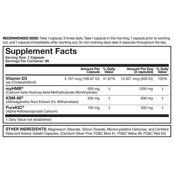 Magnum Nutraceuticals Hard Muscle Builder Size facts