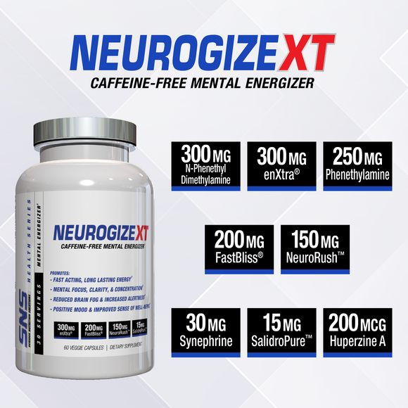 SNS Serious Nutrition Solutions Neurogize XT banner
