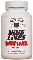Black Magic Supps Nine Lives Beef Liver+
