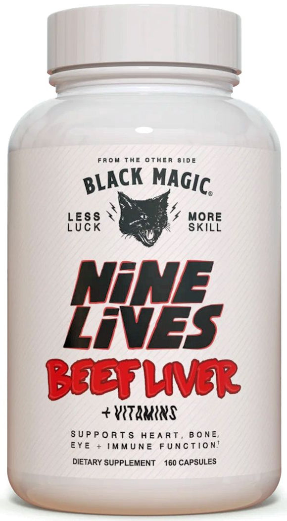 Black Magic Supps Nine Lives Beef Liver+