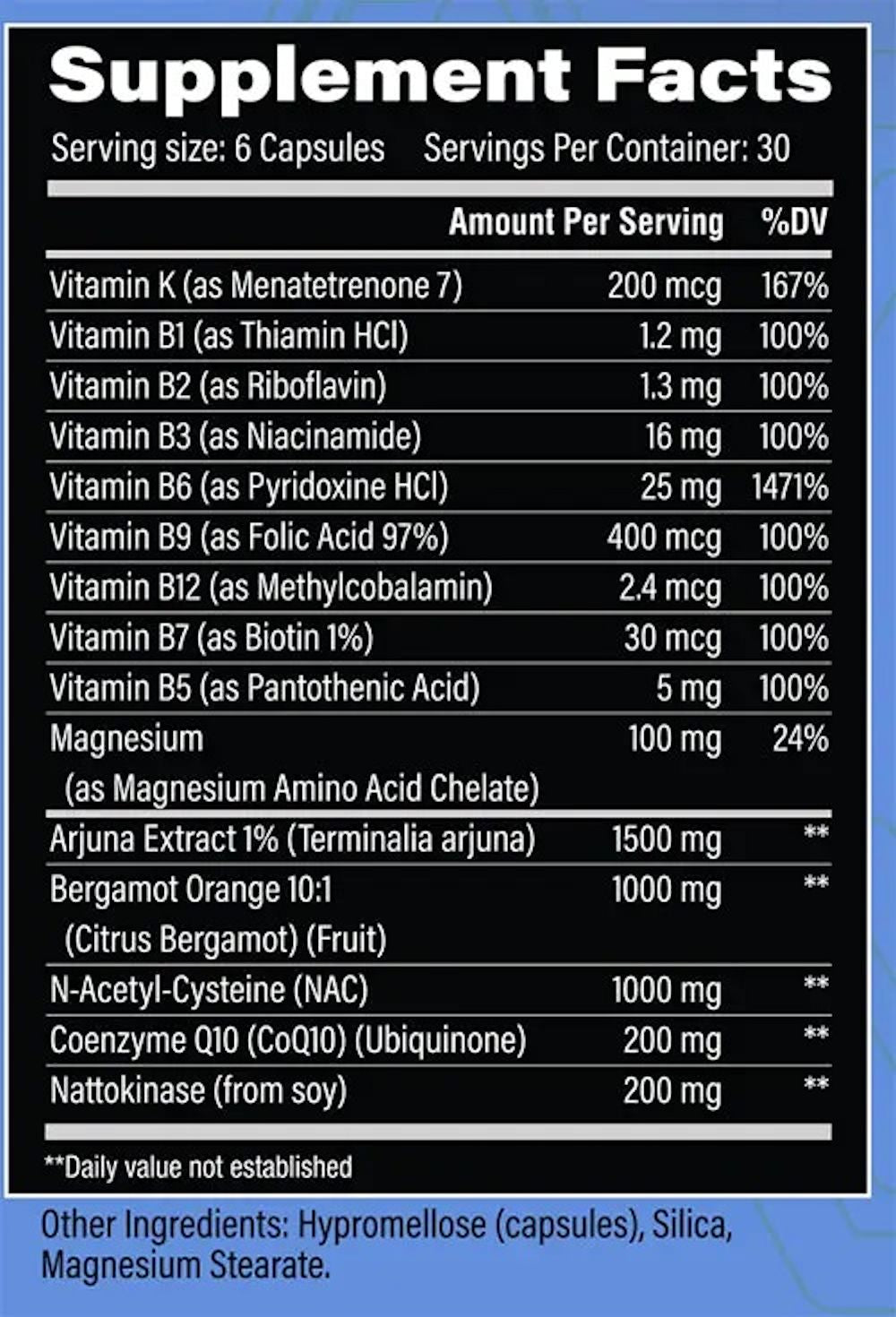 Chemix Organ Support 180 Capsules facts