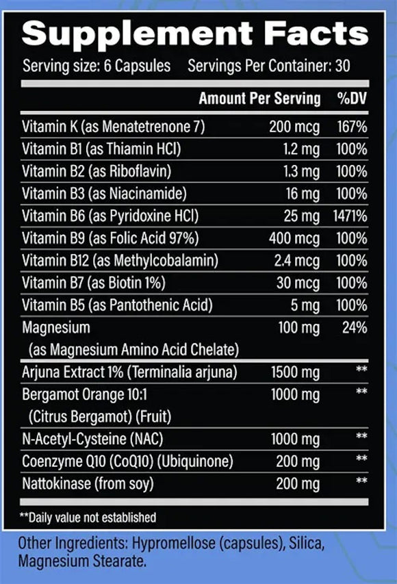 Chemix Organ Support 180 Capsules facts