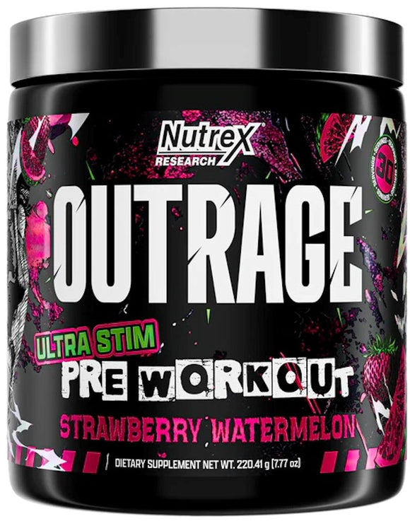 Nutrex Outrage Ultra Stim straw
