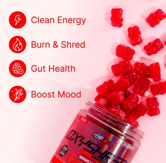 EHPLabs OxyShred Gummies 120 Ct banner