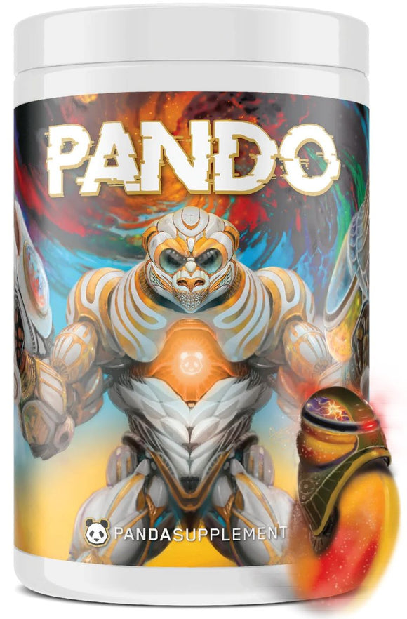 Panda Supps PANDO Pre-Workout High Stim Peach Rings 3