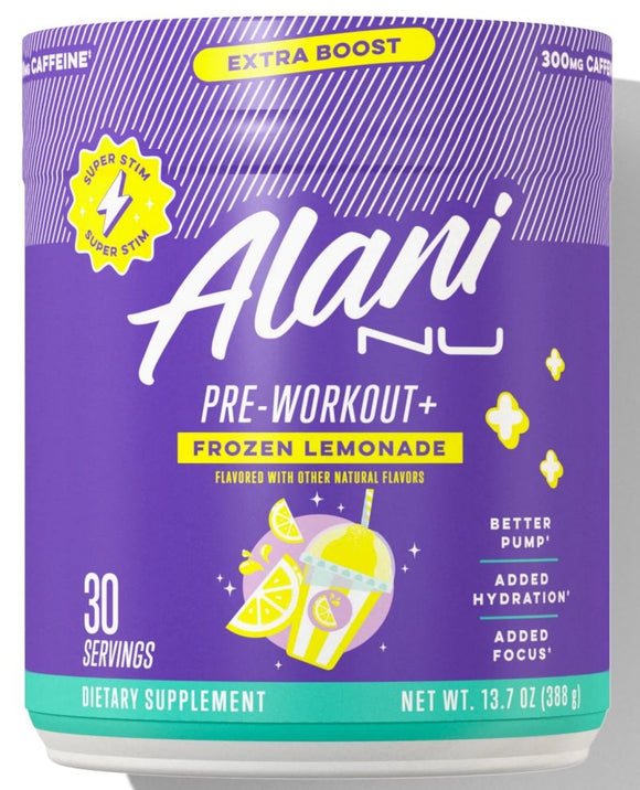 Alani Nu Pre-Workout+ lemonade