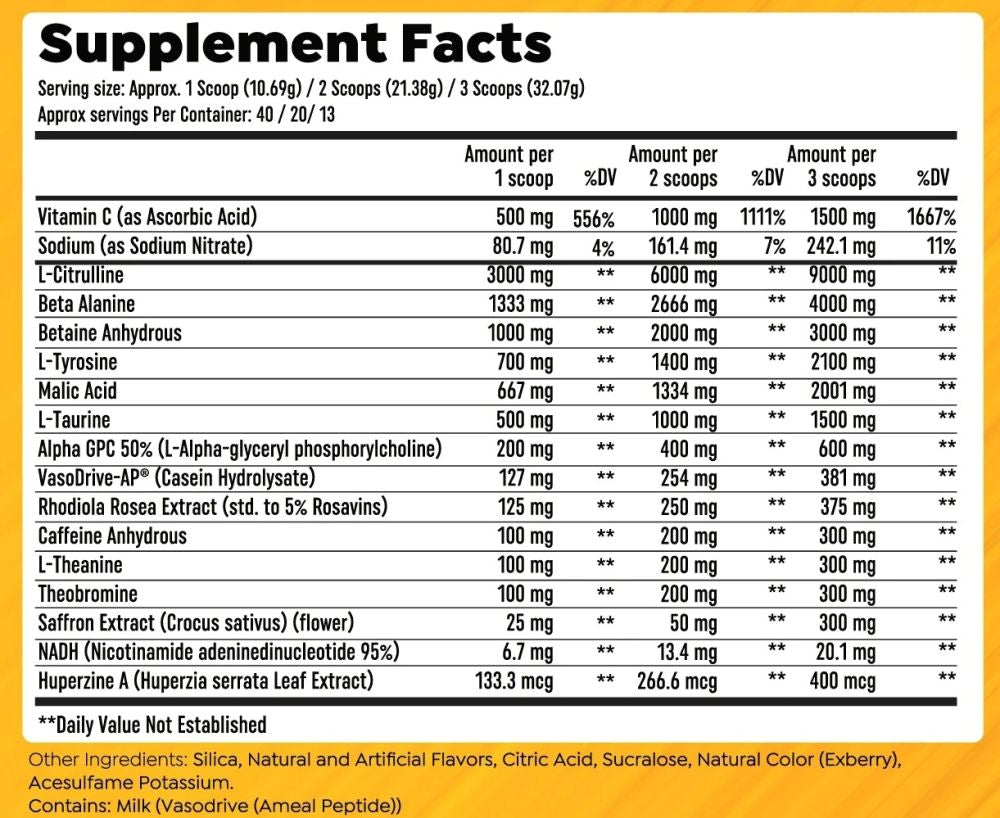 HTLT Supps Pre-Workout Sour Watermelon facts
