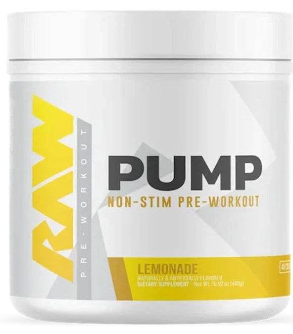 RAW Nutrition Pump Non-Stim Pre-Workout p