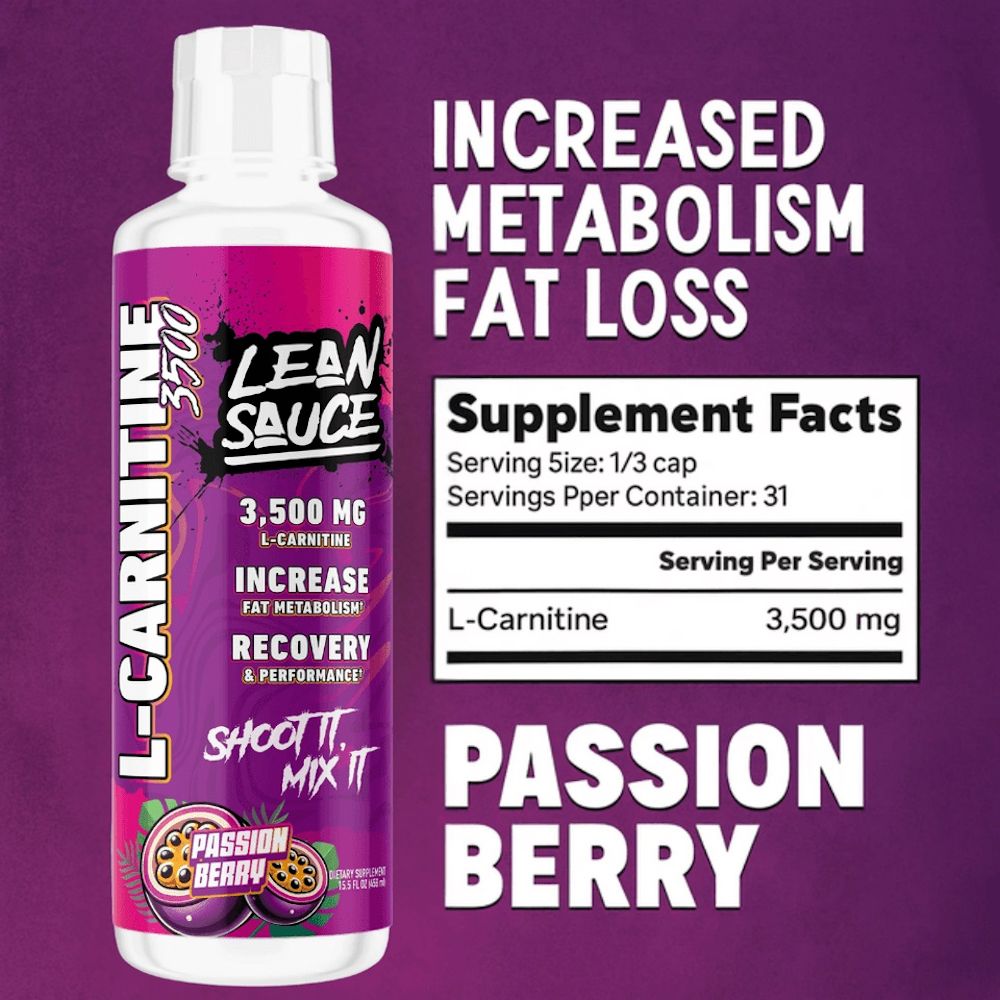 Lean Sauce Liquid L-Carnitine facts
