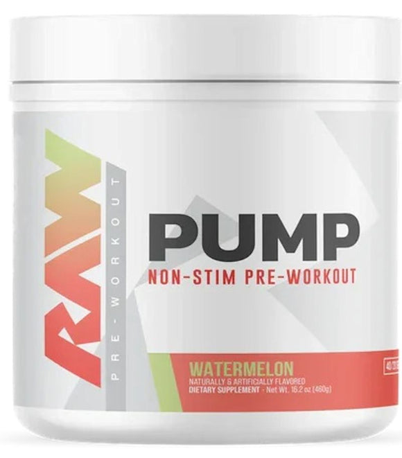 RAW Nutrition Pump Non-Stim Pre-Workout l