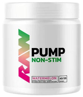 RAW Nutrition Pump Non Stim Pre-Workout 40 servings melon