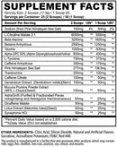 Panda Supps Rampage Extreme Pre-Workout fact