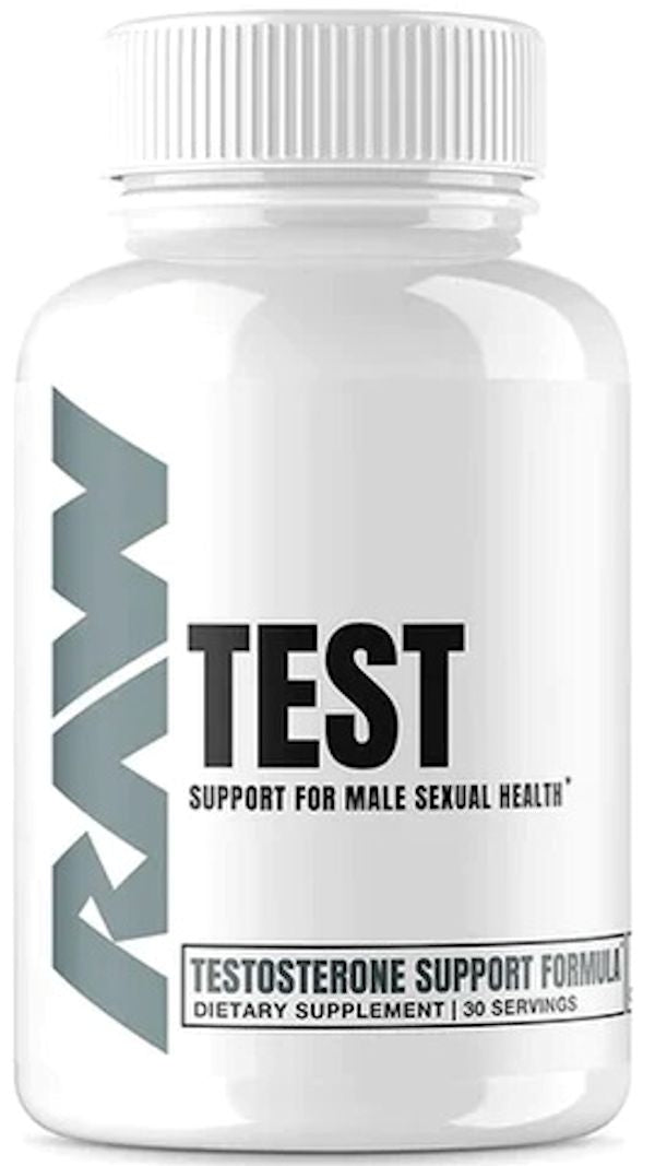 Raw Nutrition Raw Test Support Natural Testosterone Capsules