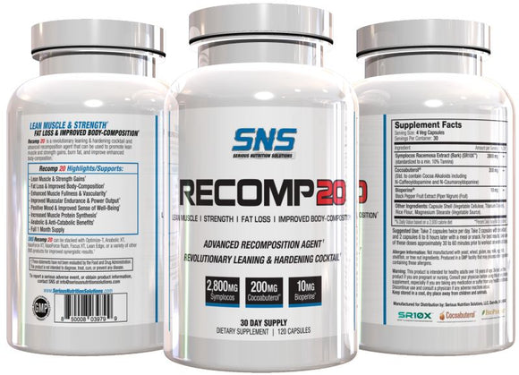 Serious Nutrition Solutions Recomp20 bottles
