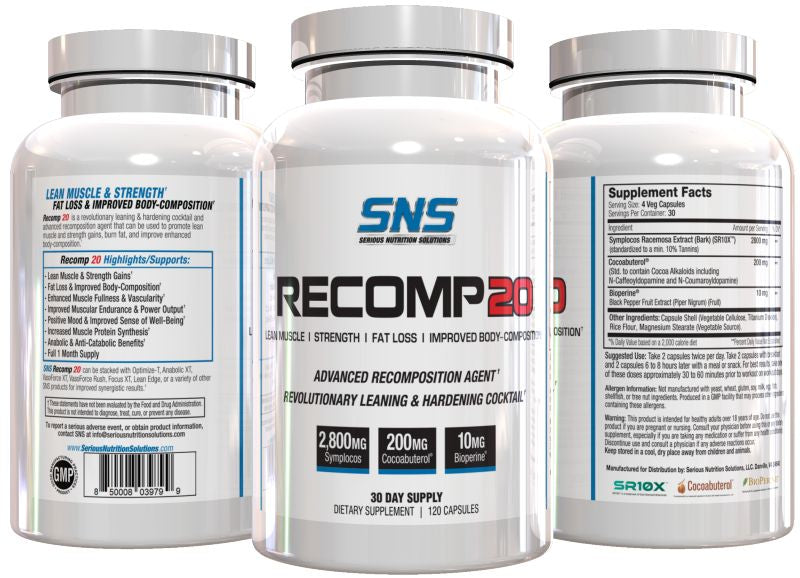 Serious Nutrition Solutions Recomp20 bottles