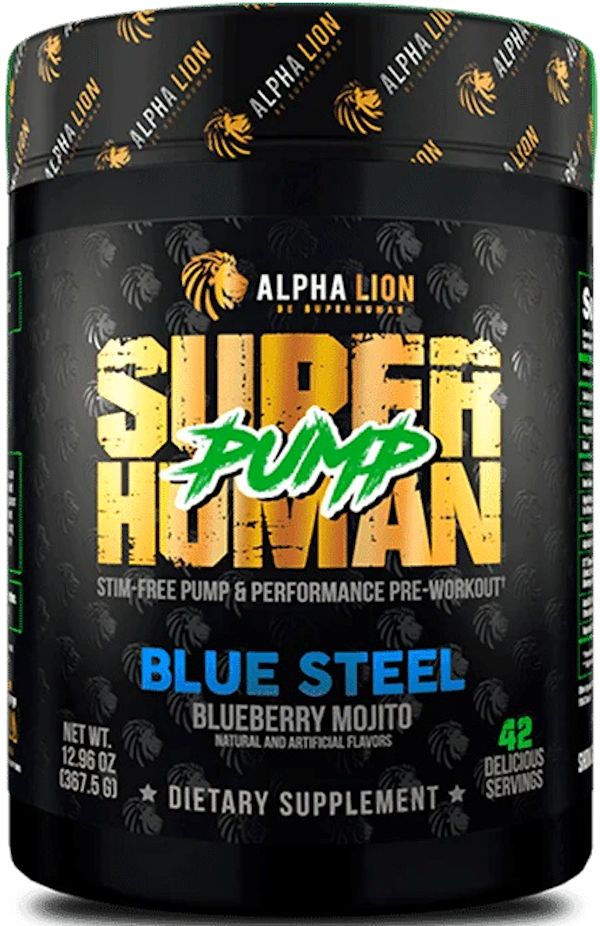 Alpha Lion SuperHuman Pump Stim-Free Pumps Performance h