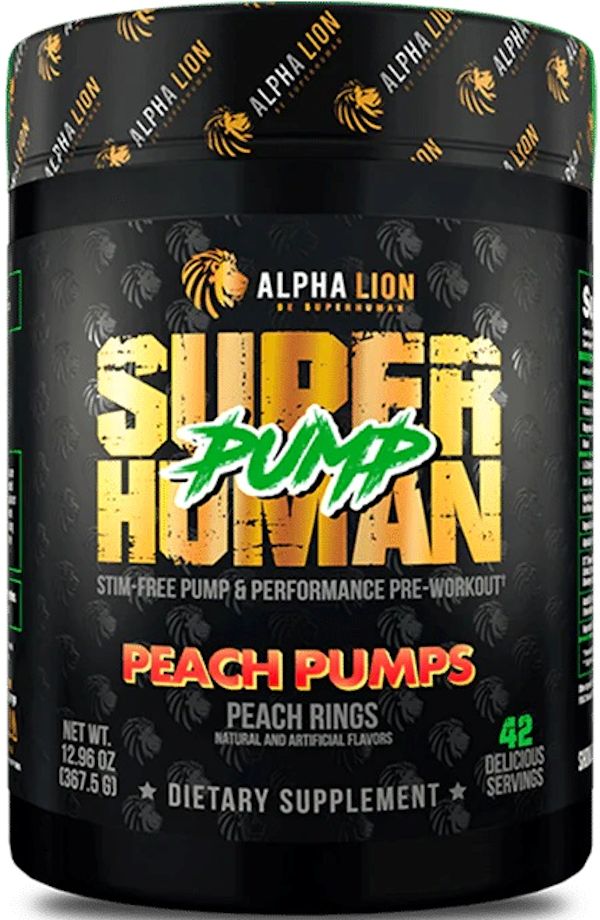Alpha Lion SuperHuman Pump Stim-Free Pumps Performance m