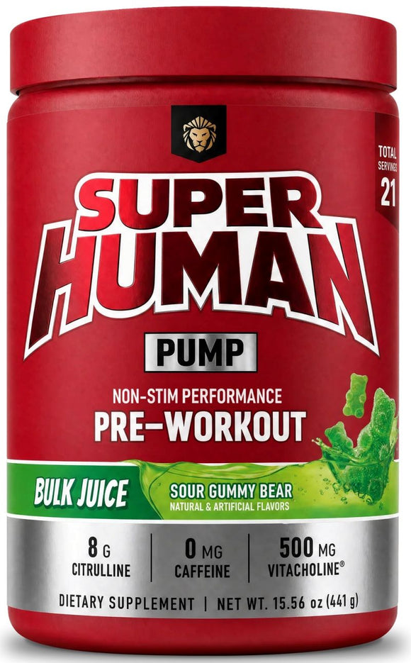 SUPERHUMAN Pump – Stimulant-Free Pre-Workout h