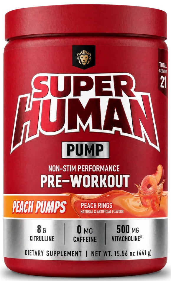 SUPERHUMAN Pump – Stimulant-Free Pre-Workout p