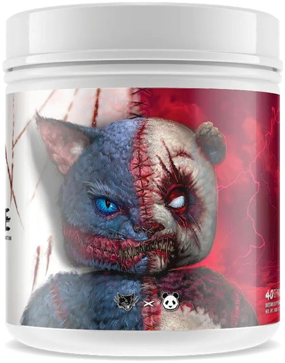 Panda Supps X Black Magic Sinister Savage Pre Workout 40 servings apple