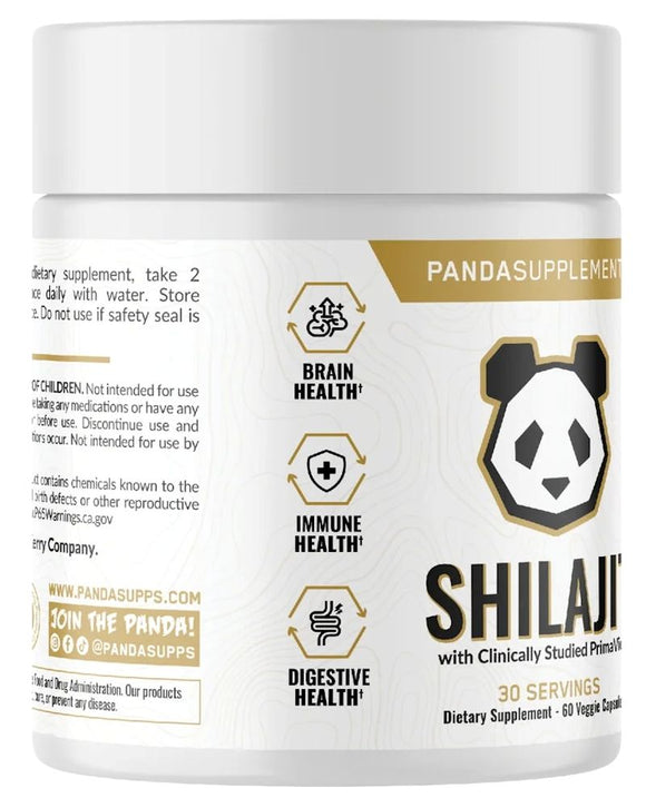 Panda Supps Shilajit, Longevity and Wellness