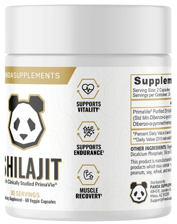 Panda Supps Shilajit, Longevity and Wellness