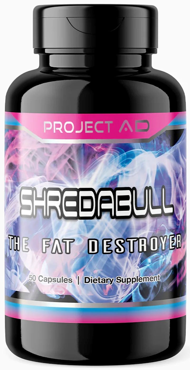 Shredabull Project AD Fat Burner 50 Capsules