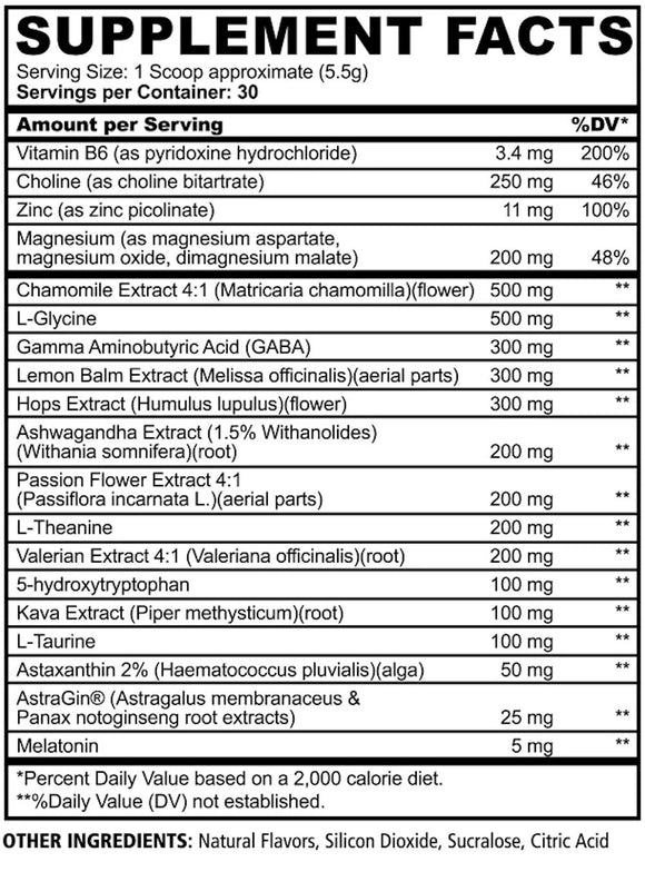 Sleepy Sleep Aid Panda Supps facts