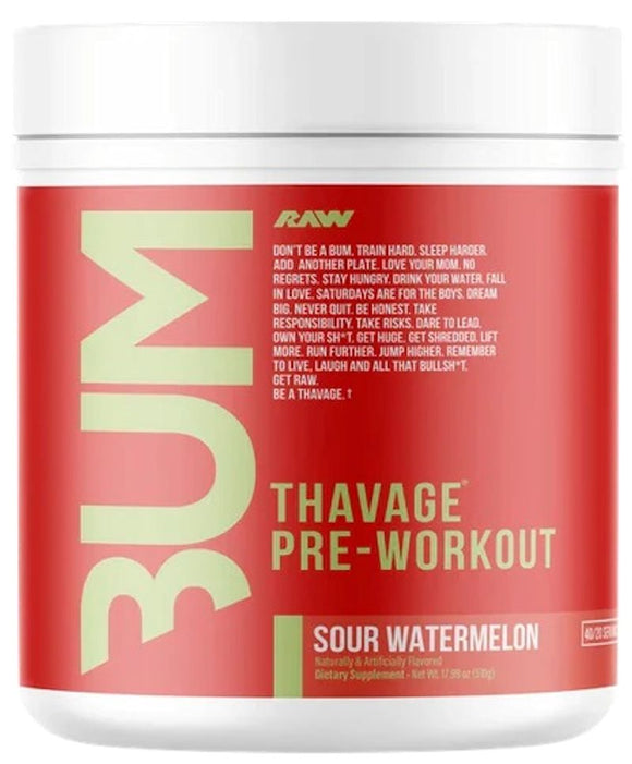 Raw Nutrition Thavage Pre-Workout 40 Servings