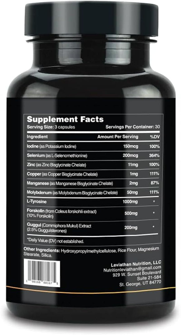 Leviathan Thyroid Support back